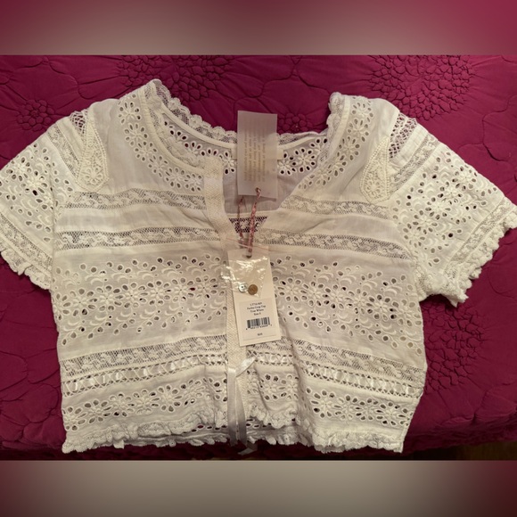 Love shack fancy Farley top size small - Picture 2 of 4